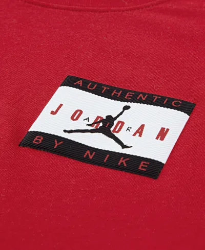 Jordan Boys 8-18 Label Graphic Print T-shirt In Red