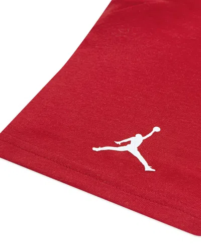 Jordan Boys 8-18 Label Graphic Print T-shirt In Red