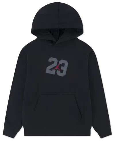 Jordan Boys 8-18 Street Champ Pull On Long Sleeve Hoodie In Black