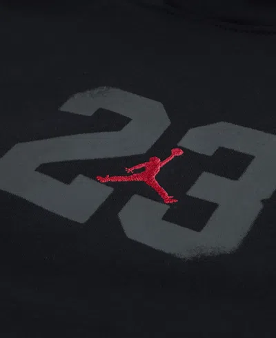 Jordan Boys 8-18 Street Champ Pull On Long Sleeve Hoodie In Black