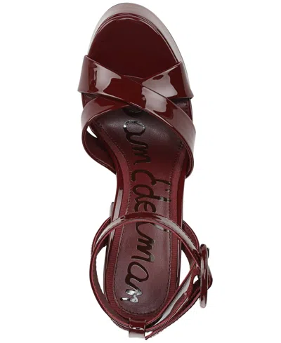 Sam Edelman Women's Savannah Sandals In Burgundy