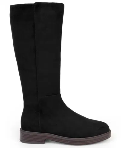 Aerosoles Women's Prue Riding Boot In Black