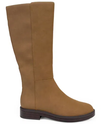 Aerosoles Women's Prue Riding Boot In Brown