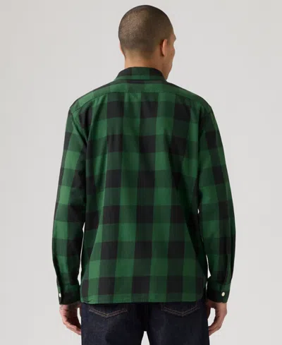 Levi's Jackson Worker Overshirt In Green