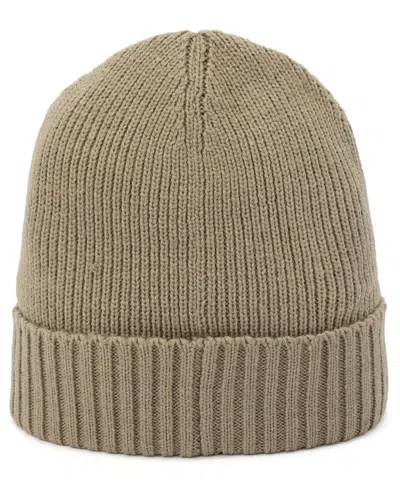 Tommy Hilfiger Men's Core Flag Rib Cuff Hat In Brown