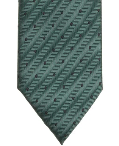 Alfani Men's Gossamer Dotted Tie, Macy's Exclusive In Green