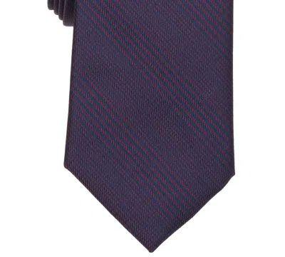 Club Room Men's Lexington Plaid Pattern Tie, Macy's Exclusive In Purple