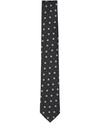 Bar Iii Men's Islington Stripe Tie, Macy's Exclusive In Black