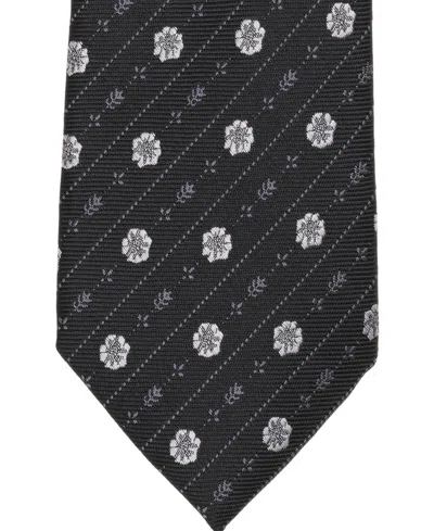 Bar Iii Men's Islington Stripe Tie, Macy's Exclusive In Black