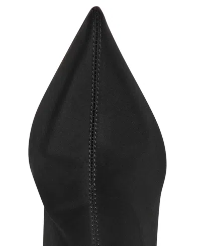 Steve Madden Women's Midnite Pointed-toe Stiletto Dress Booties In Black