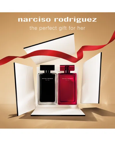 Narciso Rodriguez Ladies For Her Intense Gift Set Fragrances 3423222133818 In Transparent