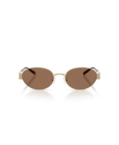 Tory Burch 54mm Oval Sunglasses In Brown