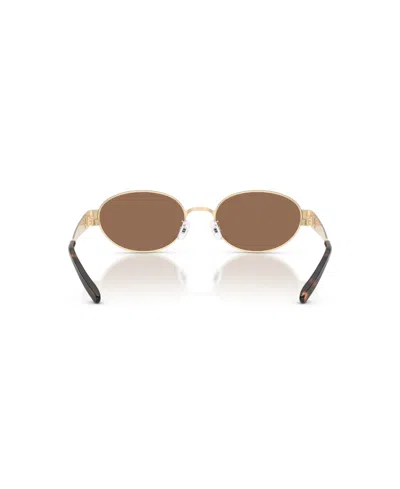 Tory Burch 54mm Oval Sunglasses In Brown