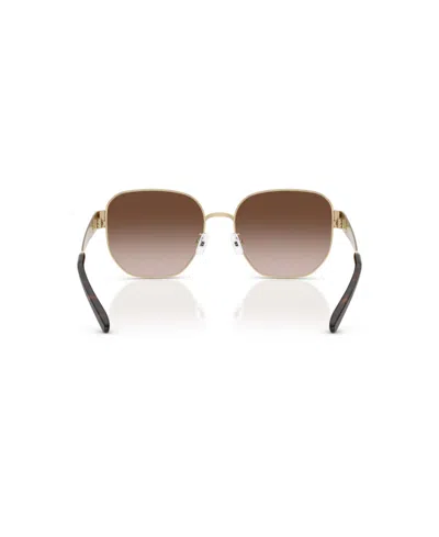 Tory Burch Tortoiseshell Round-frame Sunglasses In Brown