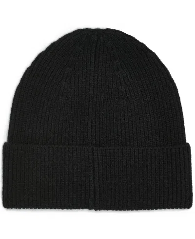 Dkny Women's Shaker Rib Cuff Beanie In Black