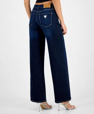 Guess Women's Sexy Palazzo Wide Leg Jeans In Blue