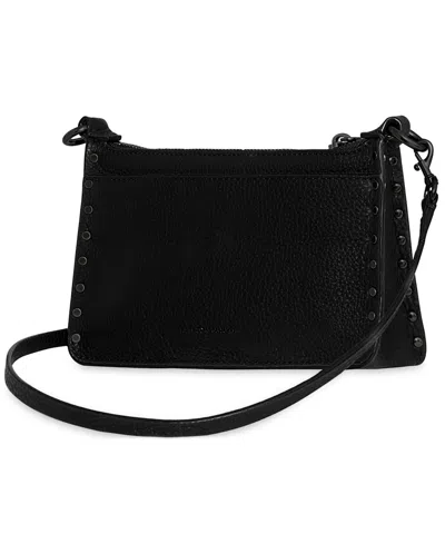 Rebecca Minkoff Mini Darren Leather Crosssbody Bag In Black