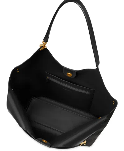 Rebecca Minkoff Extra Large Leather Tote Bag In Black