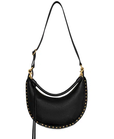 Rebecca Minkoff Darren Small Crescent Crossbody Bag In Black