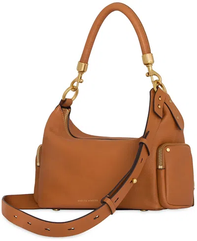 Rebecca Minkoff Mab Leather Shoulder Bag In Brown