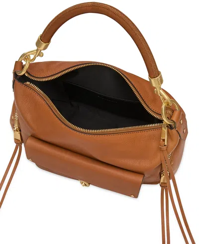 Rebecca Minkoff Mab Leather Shoulder Bag In Brown