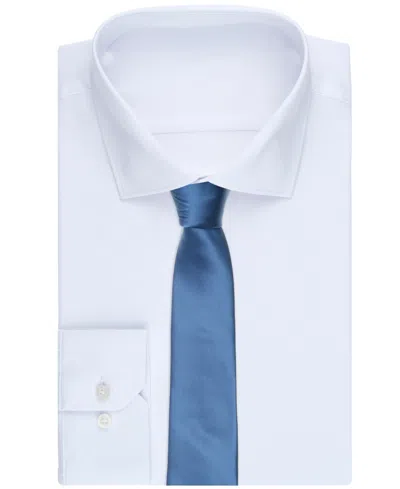 Perry Ellis Men's  Satin Solid Tie In Blue