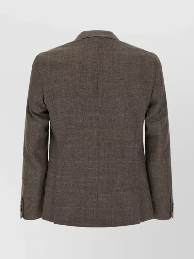 Pal Zileri Tailored Suit Dress Featuring Notch Lapel In Black