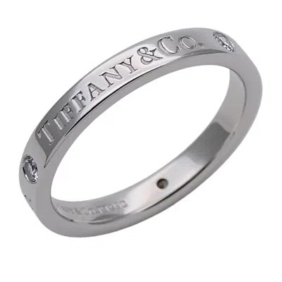 Pre-owned Tiffany & Co 950 Band Ring () In Silver