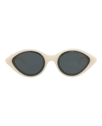 Alaïa Cat Eye-frame Recycled Acetate Sunglasses In Neutral