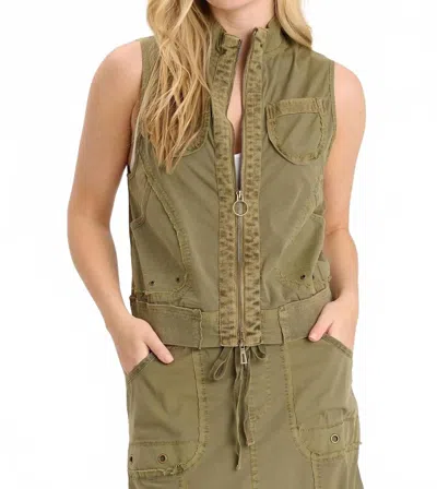 Xcvi Grindelle Vest In Terrarium Pigment In Multi