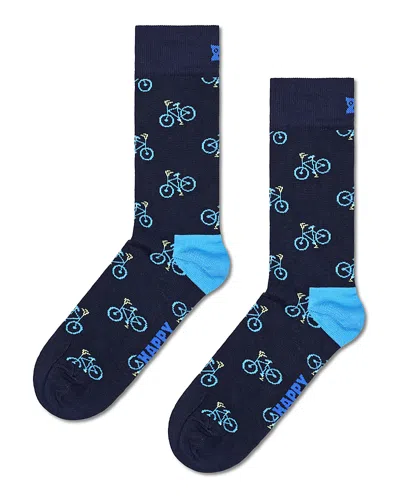 Happy Socks Bike Socks In Blue