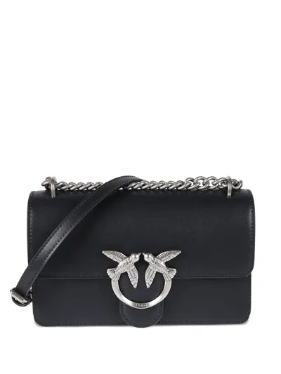 Pinko 'love One Mini' Crossbody Bag In Black