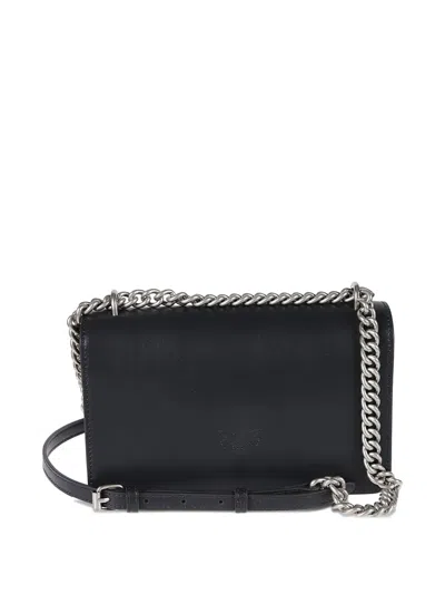 Pinko 'love One Mini' Crossbody Bag In Black
