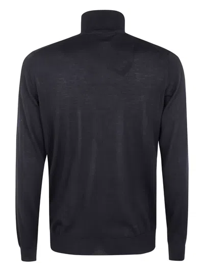 Filippo De Laurentiis Turtleneck Long-sleeve Sweater In Blue