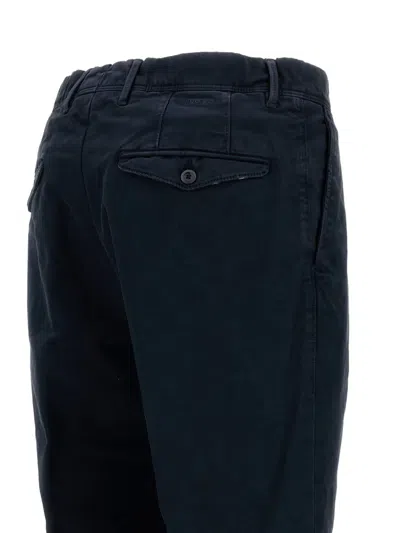 Incotex Tailored Flap Trousers In Blue
