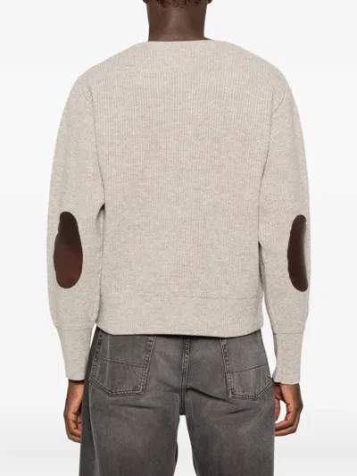 Taiga Takahashi Textured Crew-neck Sweater In Neutral