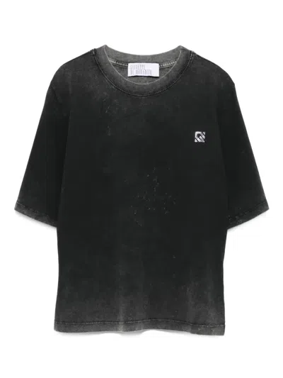 Giuseppe Di Morabito Logo-detail Short-sleeve T-shirt In Black