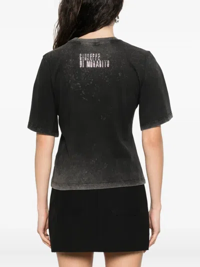 Giuseppe Di Morabito Logo-detail Short-sleeve T-shirt In Black