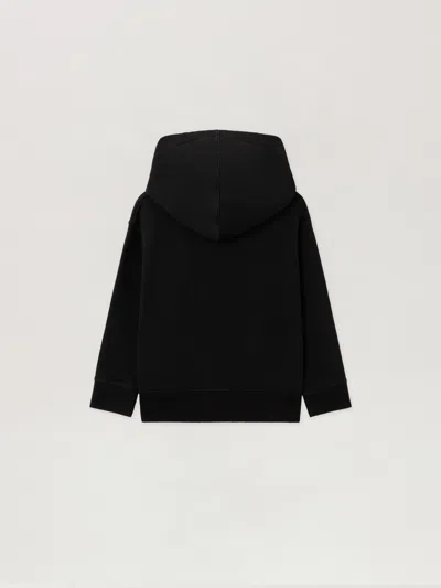 Palm Angels Blurred Logo Reg.hoodie In Black