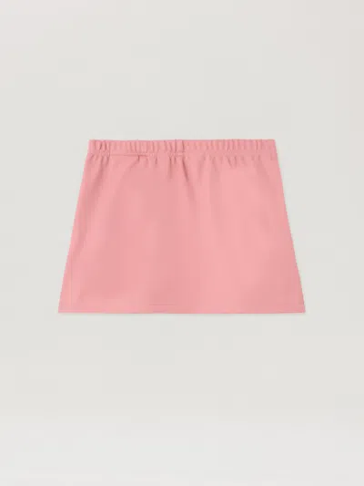 Palm Angels Pa Cut Mini Track Skirt In Pink