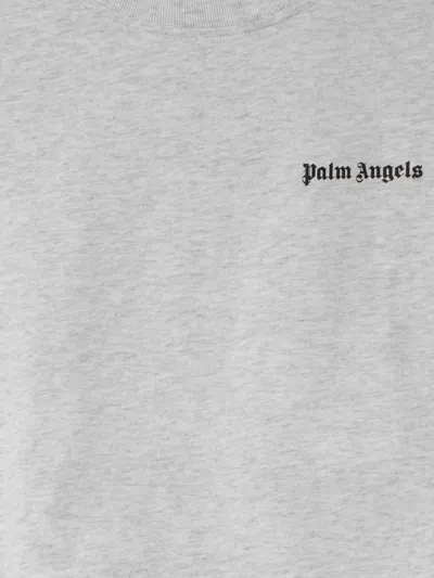 Palm Angels Pa Minitrack Reg. Tshirt S/s In Gray