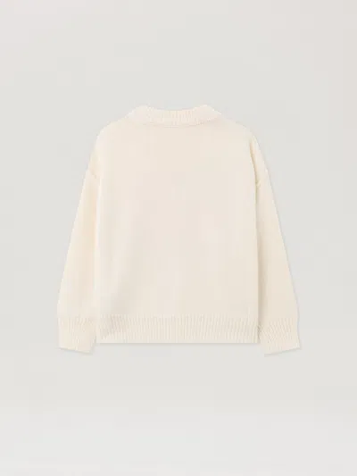 Palm Angels Flag-motif Sweater In White