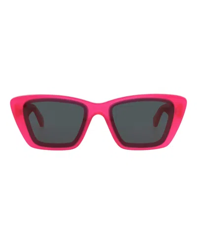 Alaïa Square-frame Recycled Acetate Sunglasses In Pink