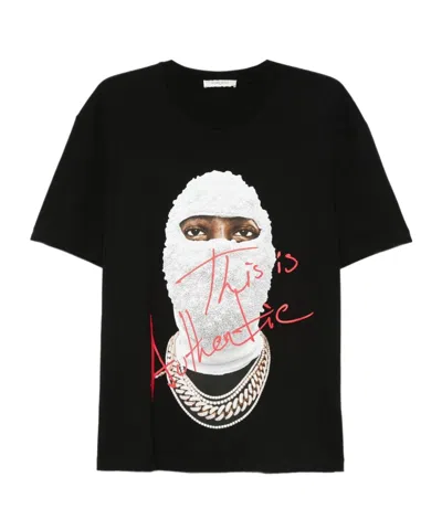 Ih Nom Uh Nit Graphic Printed Crewneck T-shirt In Black