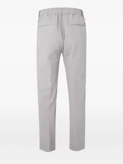 Peserico Drawstring Trousers In Gray