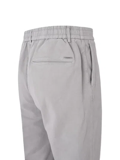 Peserico Drawstring Trousers In Gray