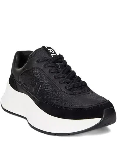 Ralph Lauren Franky Sneakers In Black