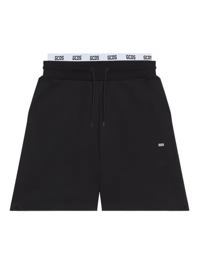 Gcds Drawstring-waist Shorts In Black