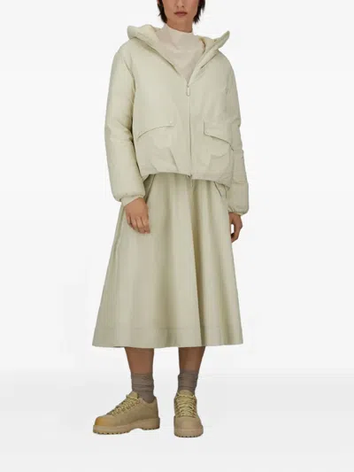 Herno Hooded Flap-pocket Jacket In Neutral