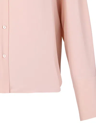 Caractere Bow Buttoned Shirt In Pink